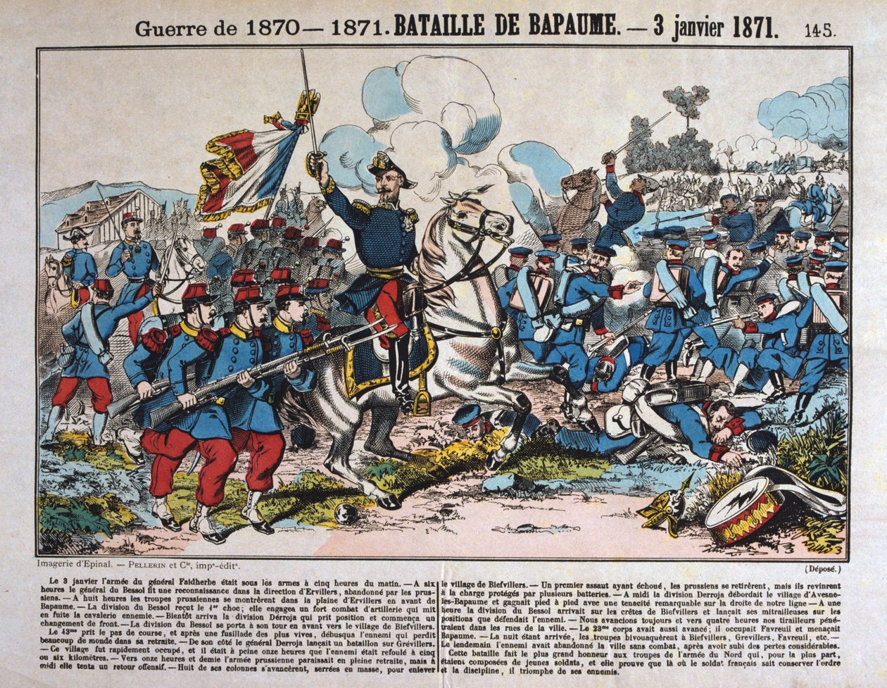 Batalha de Bapaume, guerra franco-prussiana, 3 de janeiro de 1871 de Unbekannt