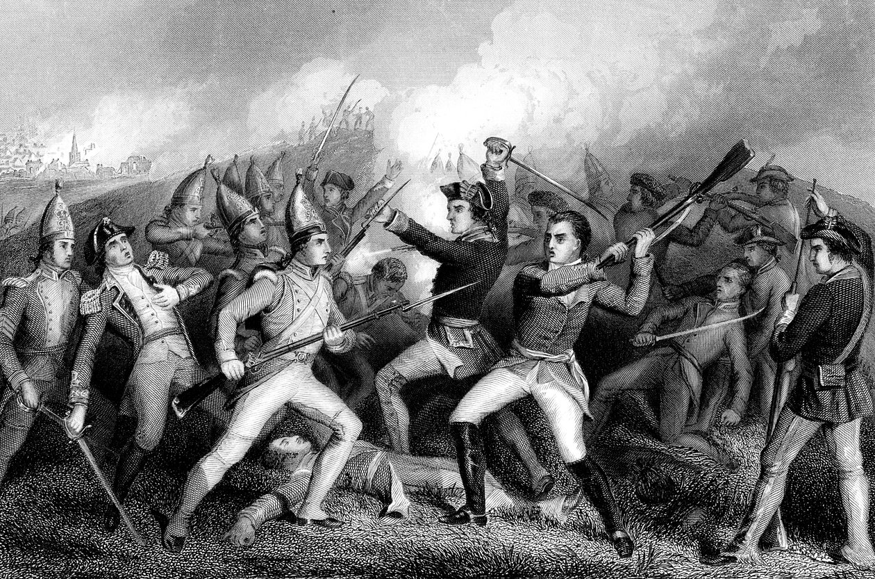 Batalha de Bennington, Vermont, Guerra da Independência Americana, 16 de agosto de 1777 de Unbekannt