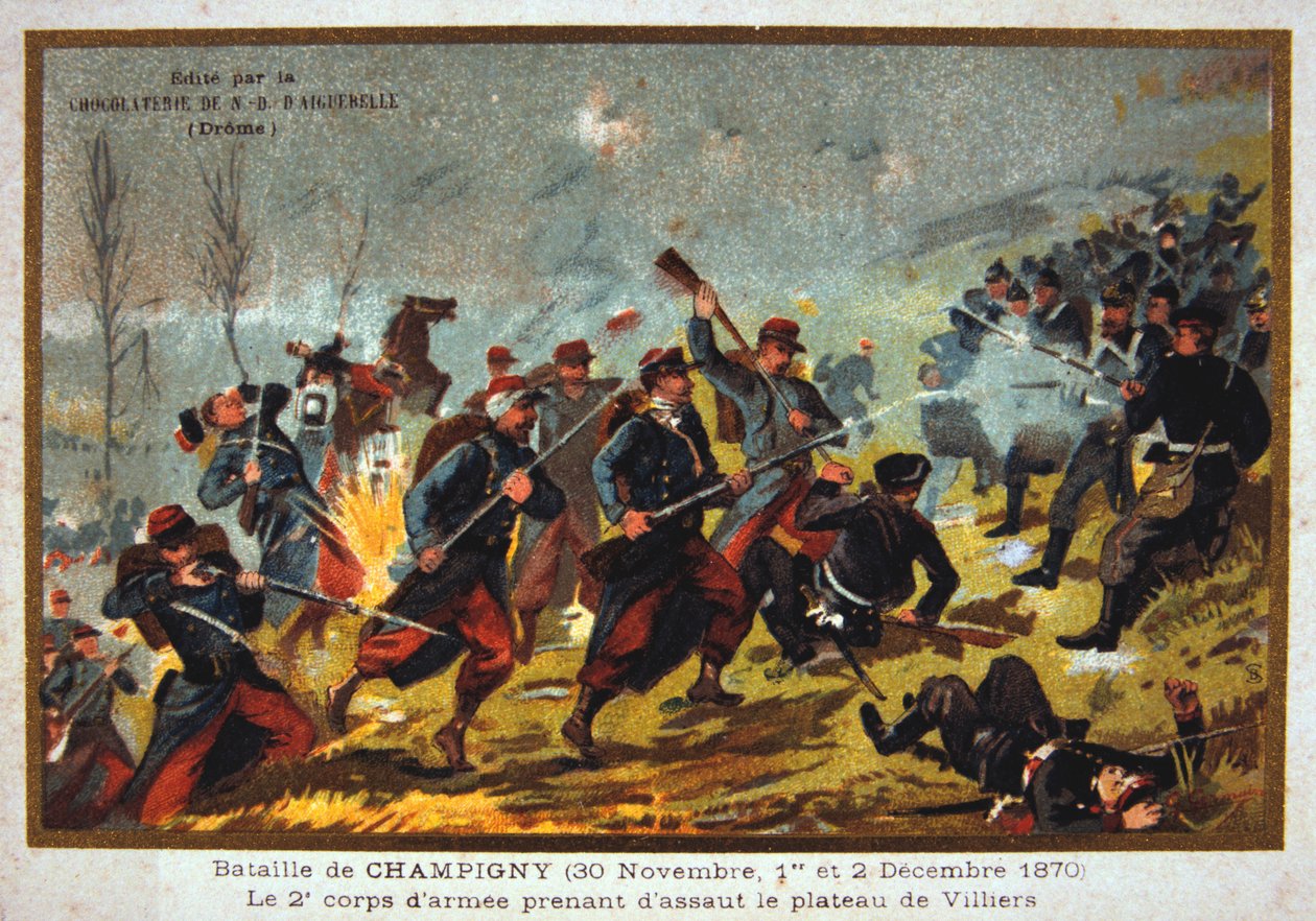 Batalha de Champigny, guerra franco-prussiana, 30 de novembro a 2 de dezembro de 1870 de Unbekannt