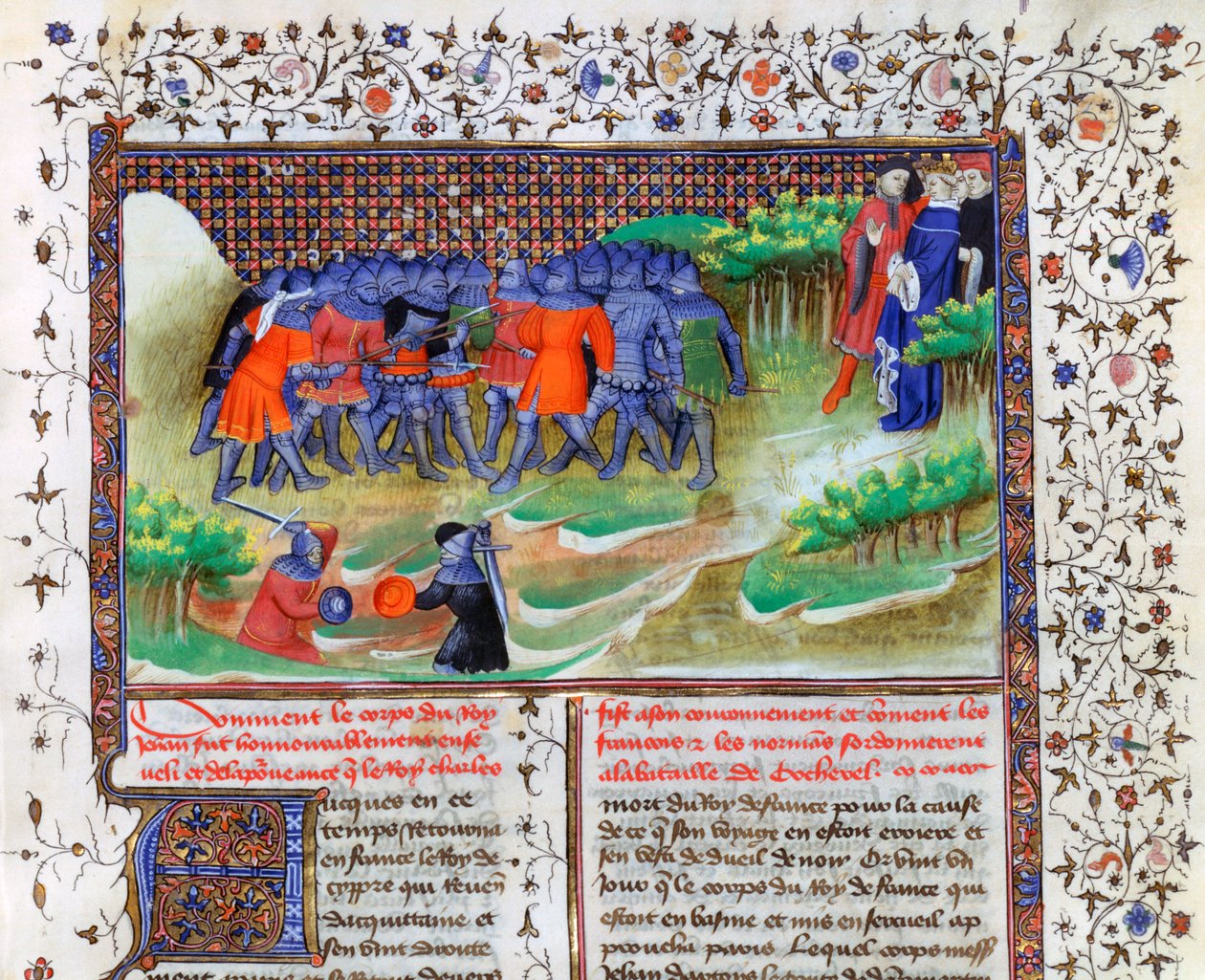 Batalha de Cocherel, 1364, século XV de Unbekannt