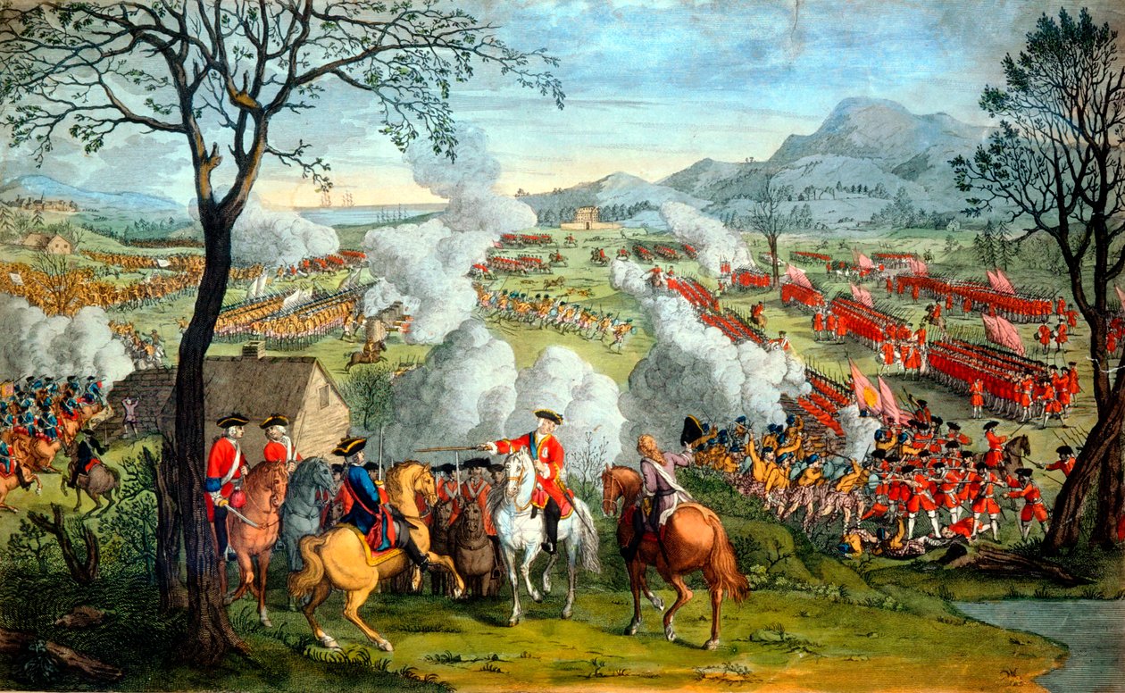 Batalha de Culloden, 16 de abril de 1746, século XVIII de Unbekannt