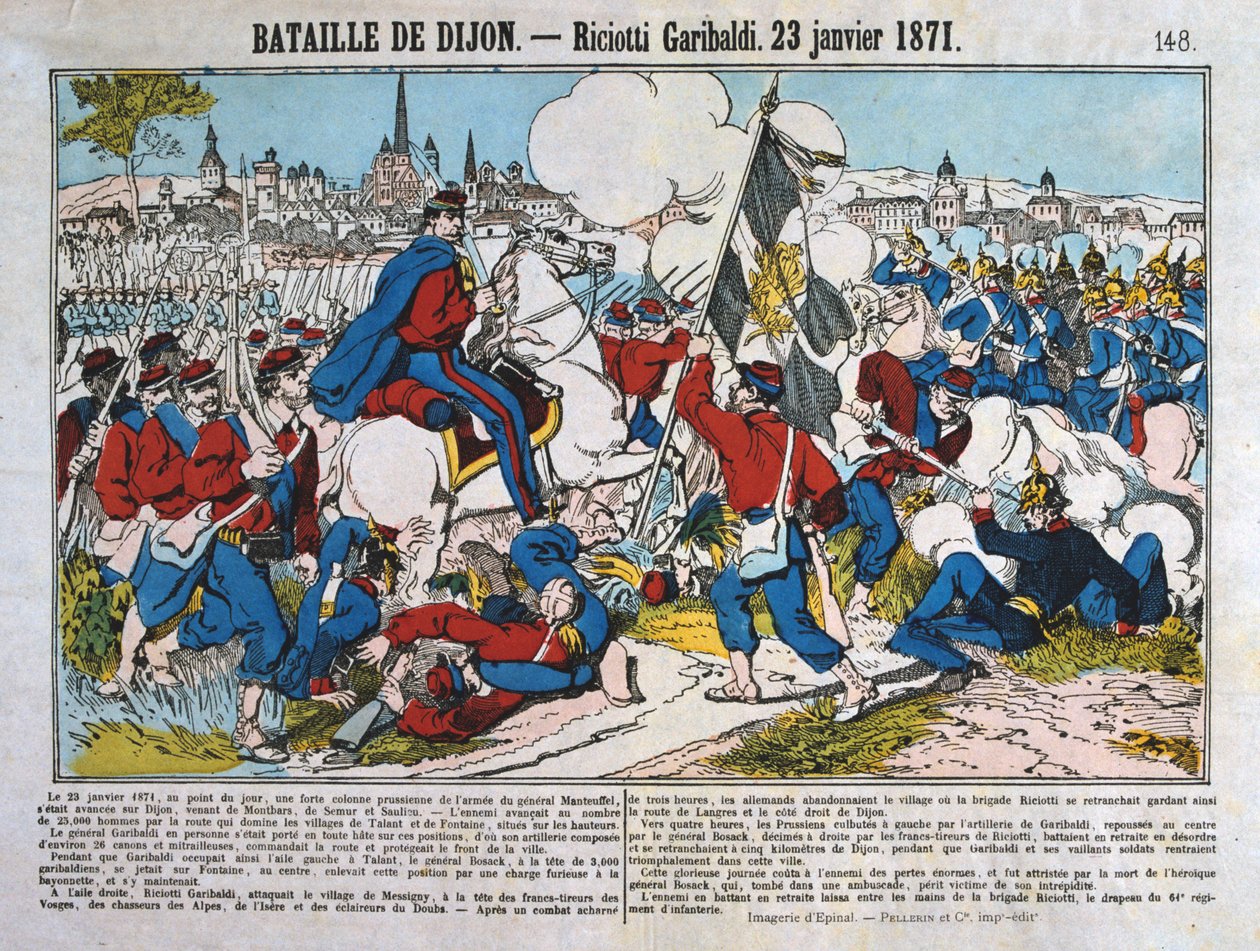 Batalha de Dijon, Guerra Franco-Prussiana, 23 de janeiro de 1871 de Unbekannt