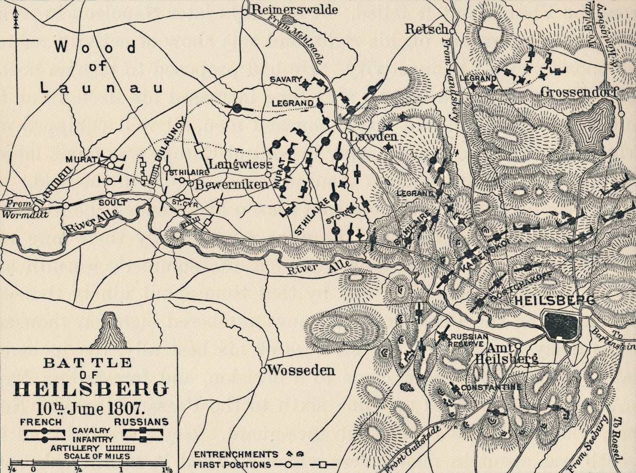 Batalha de Heilsberg, 10 de junho de 1807, 1896 de Unbekannt