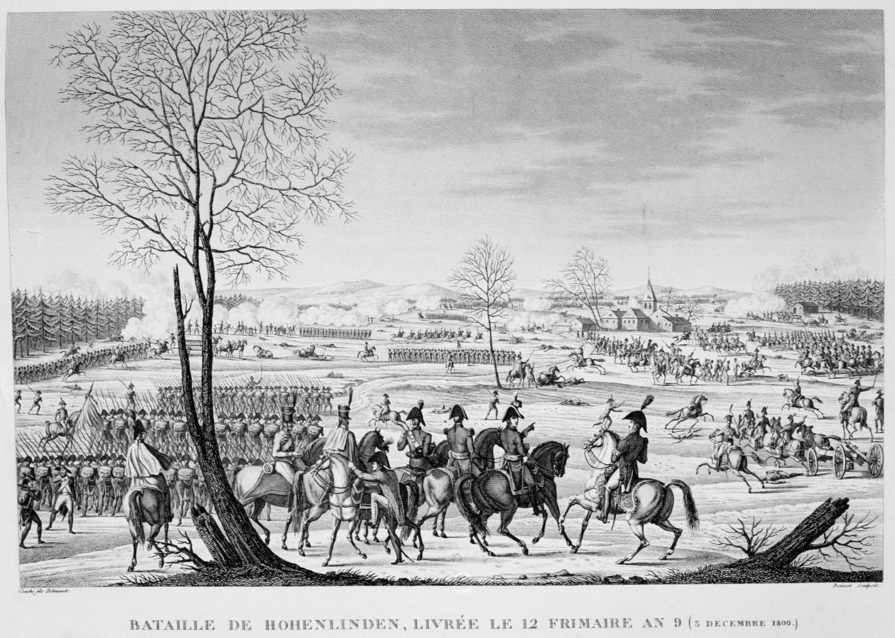 Batalha de Hohenlinden, 3 de dezembro de 1800 de Unbekannt