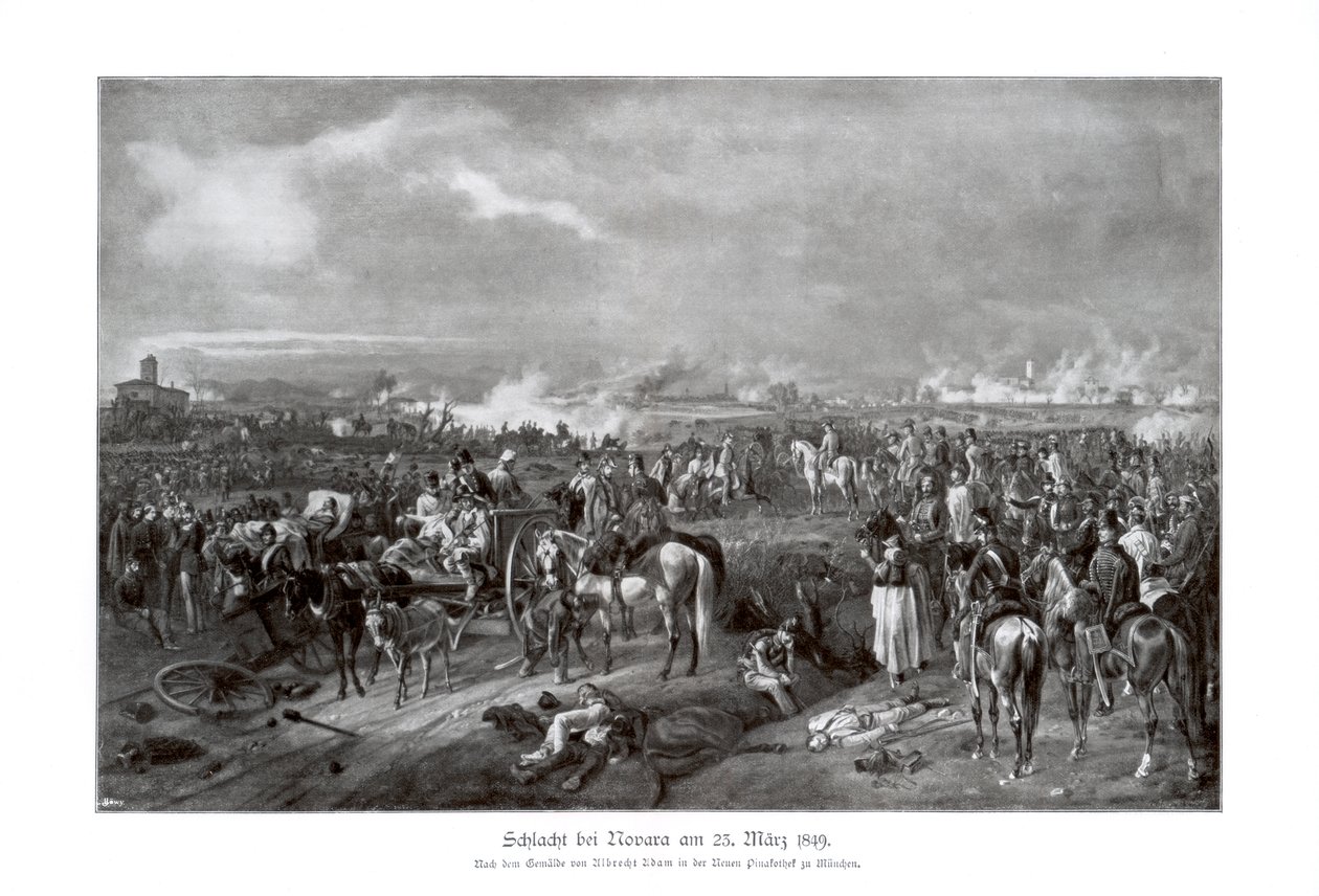 Batalha de Novara, Itália, 23 de março de 1849, 1900 de Unbekannt