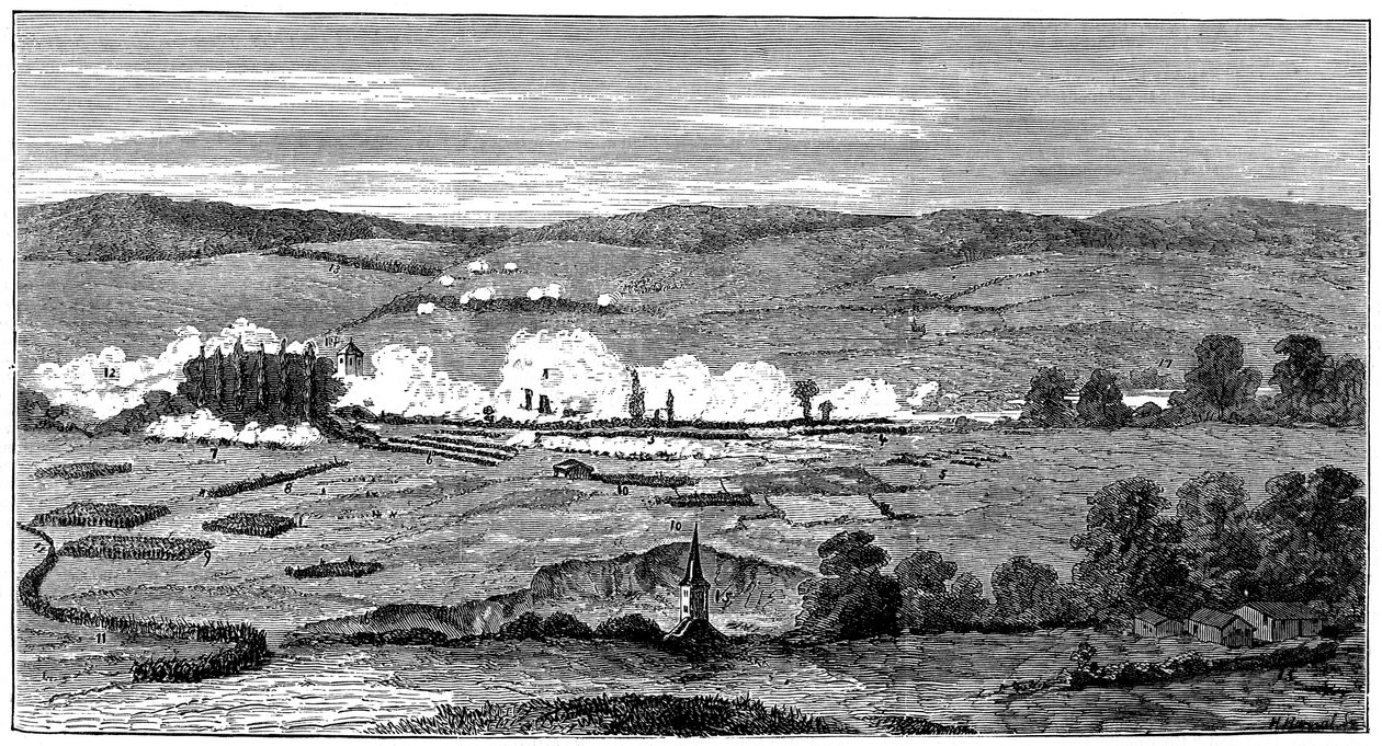 Batalha de Sedan, França, Guerra Franco-Prussiana, 1º de setembro de 1870 de Unbekannt