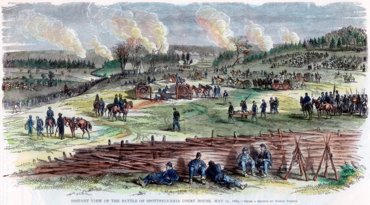 Batalha do Tribunal da Spotsylvania, Virgínia, Guerra Civil Americana, 12 de maio de 1864 de Unbekannt