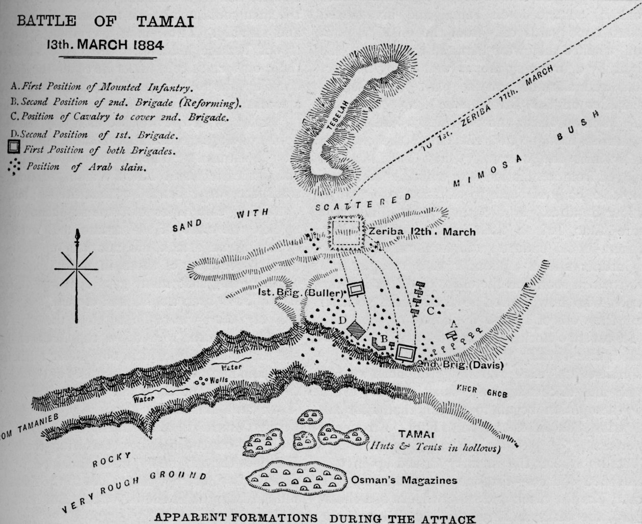 Batalha de Tamai: Plano, 1902 de Unbekannt