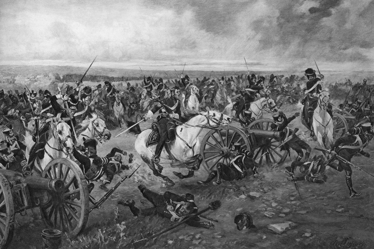Batalha de Waterloo, 1815 de Unbekannt
