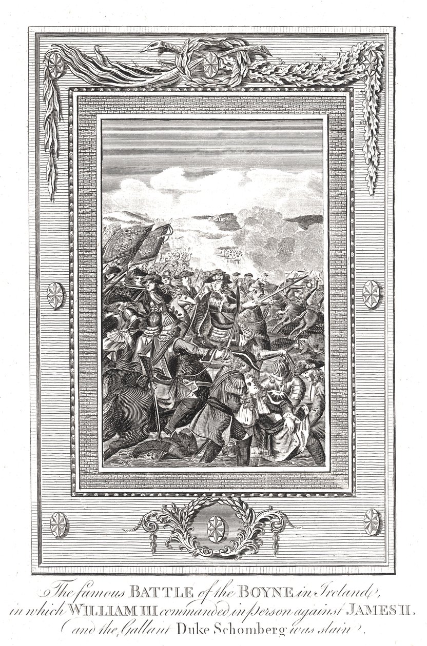 Batalha de Boyne, 1690 de Unbekannt