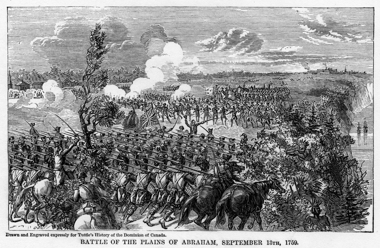 Batalha das Planícies de Abraão, 13 de setembro de 1759, 1877 de Unbekannt
