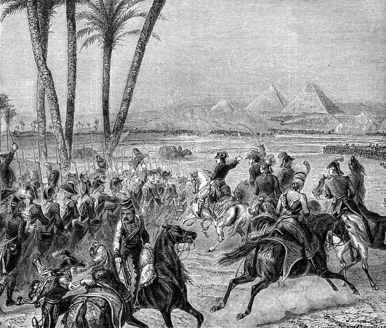 Batalha das Pirâmides, 21 de julho de 1798 1882-1884 de Unbekannt
