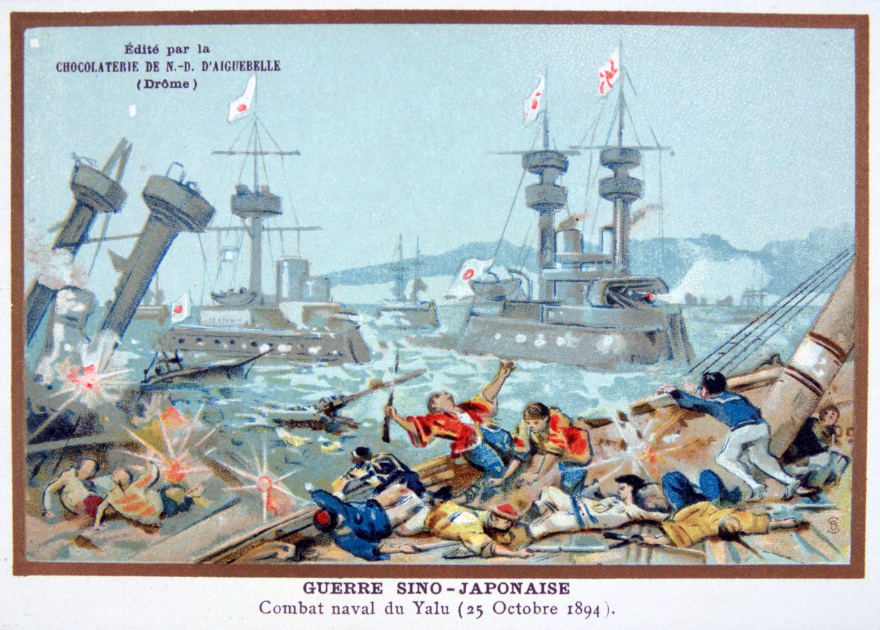 Batalha do rio Yalu, guerra sino-japonesa, 25 de outubro de 1894 de Unbekannt