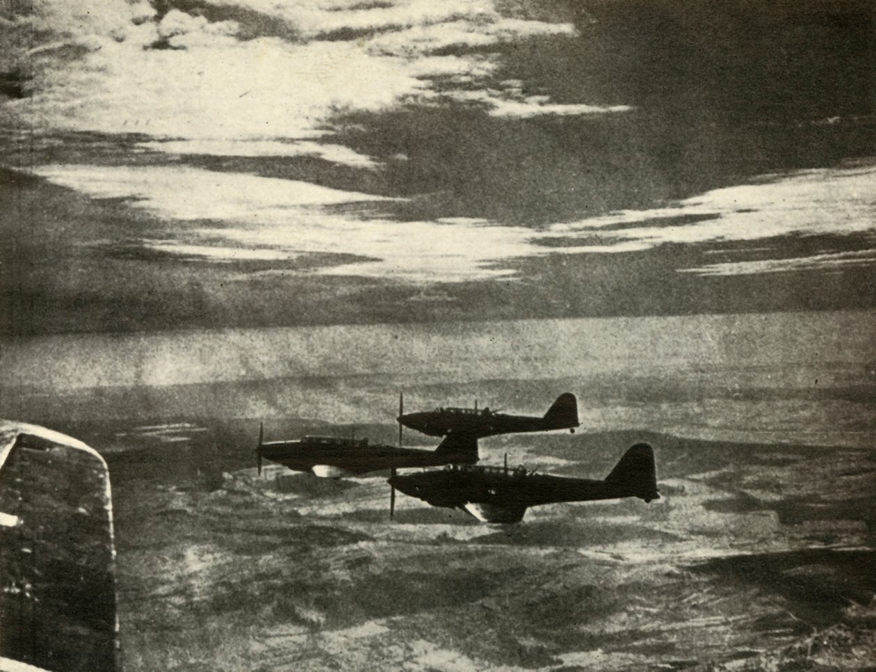 Batalhas retornando de um ataque, 1939-1940, 1941. de Unbekannt