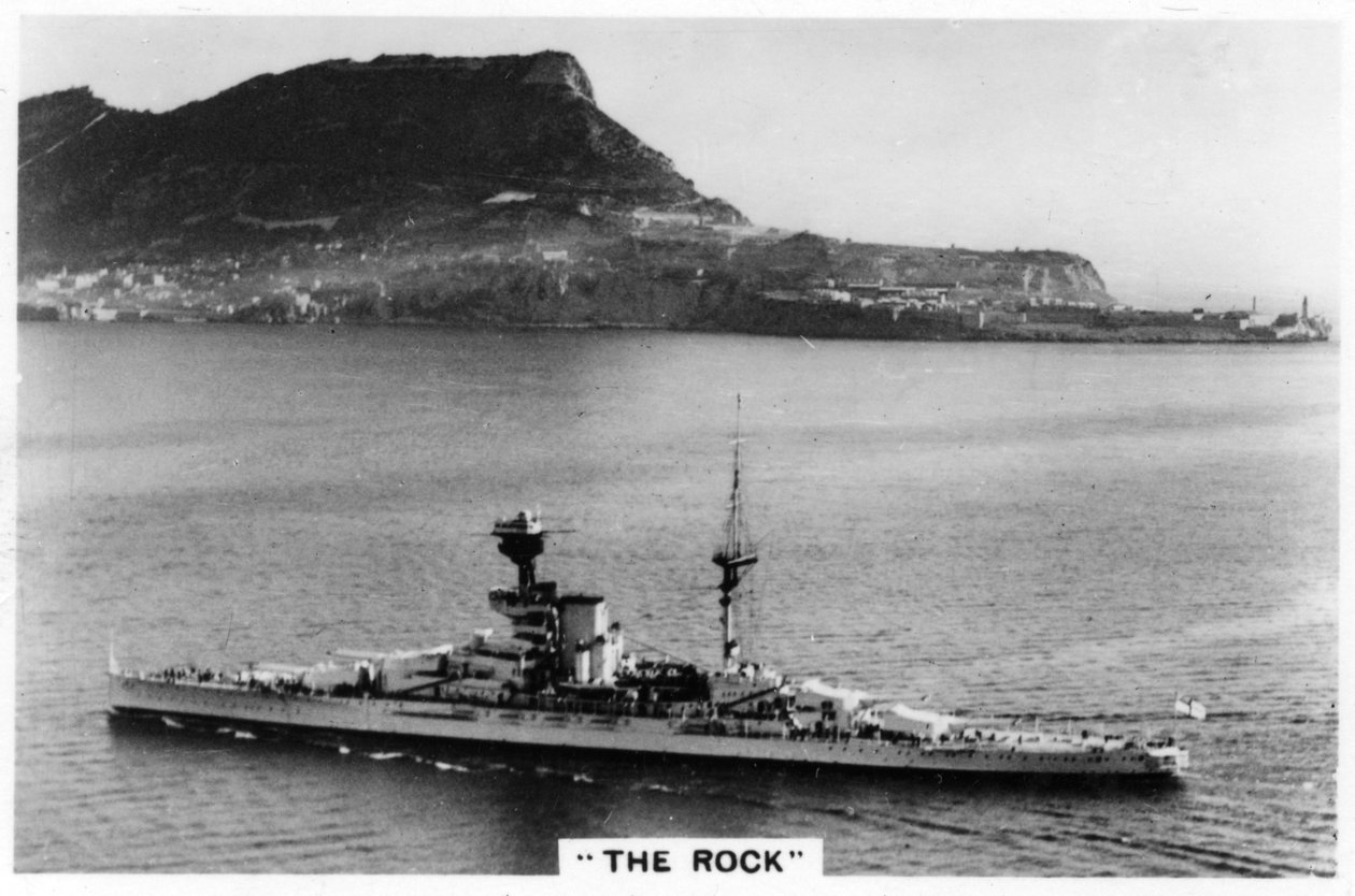 HMS Revenge Battleship off Gilbralter, 1937 de Unbekannt
