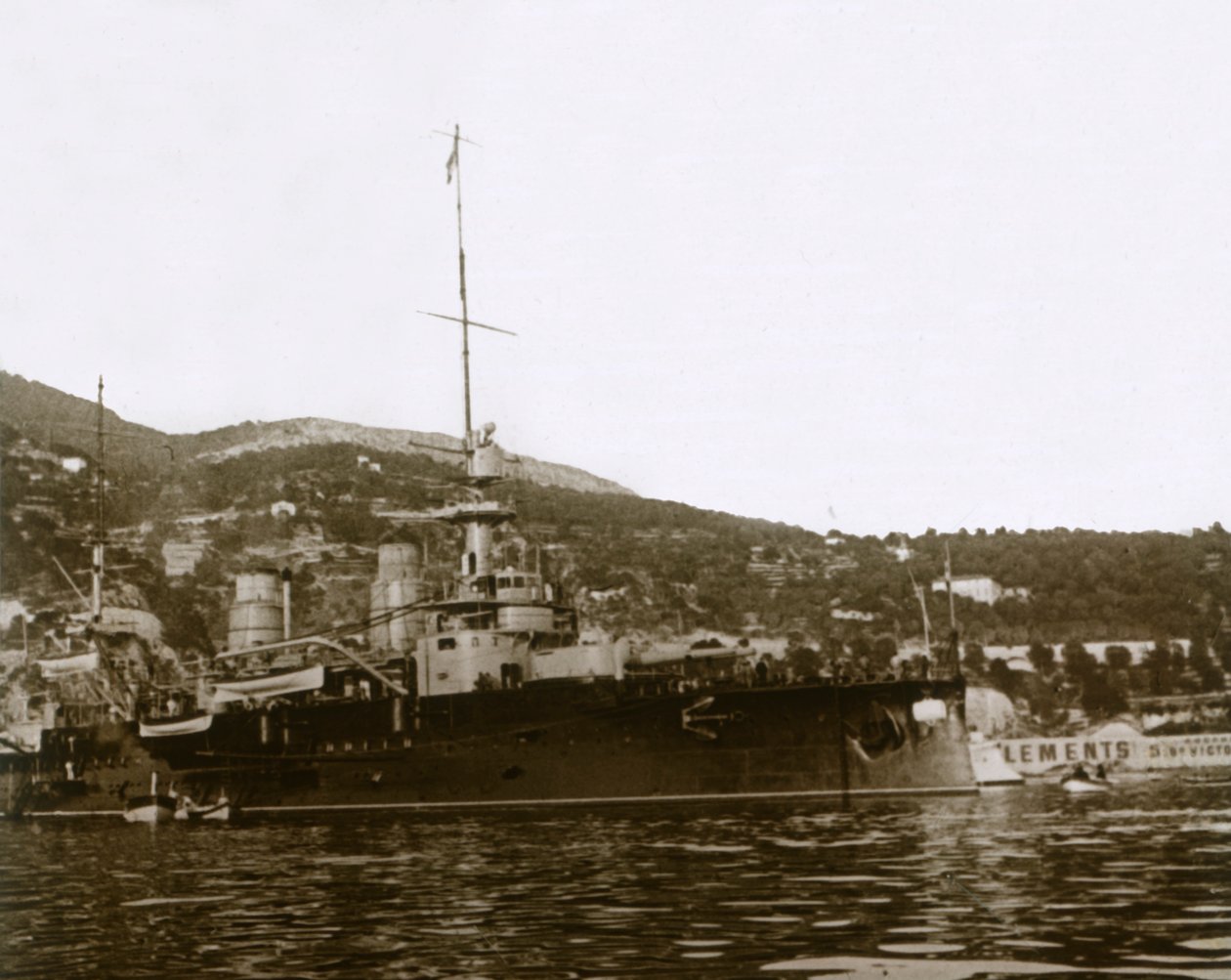 Navio de guerra em Villefranche, França, c1914-c1918 de Unbekannt