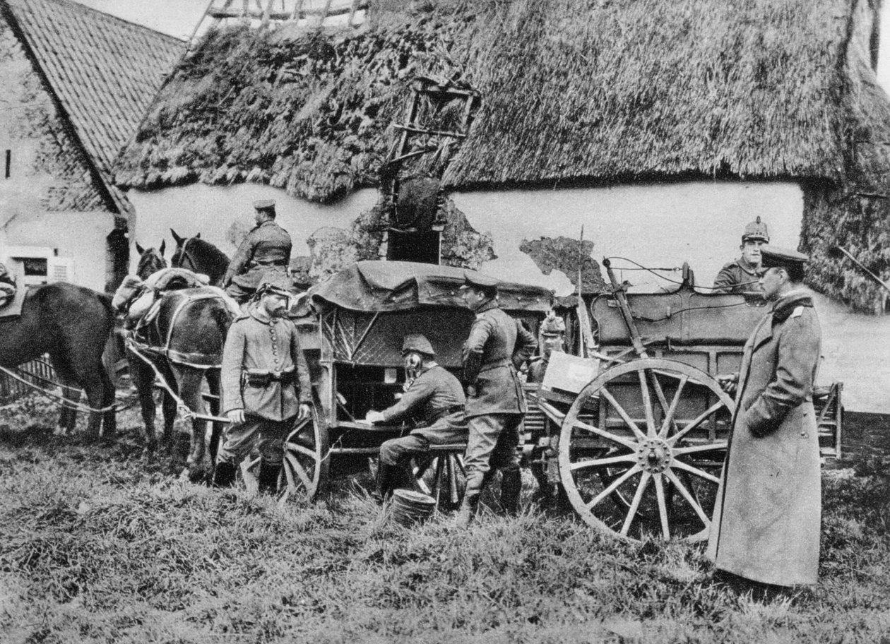 Unidade de telefone móvel da Baviera, Primeira Guerra Mundial, 1915 de Unbekannt