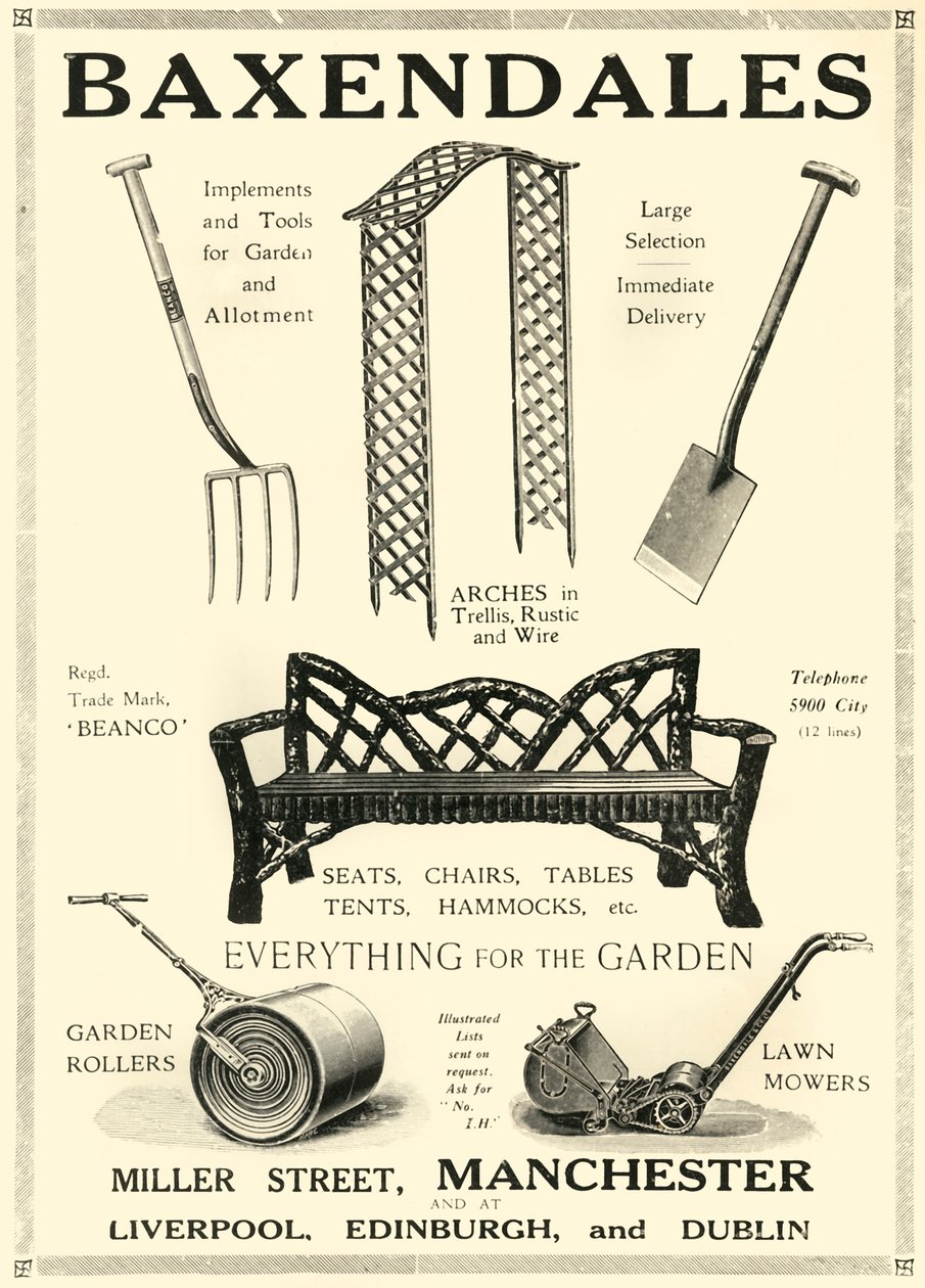 Baxendales, 1920. de Unbekannt