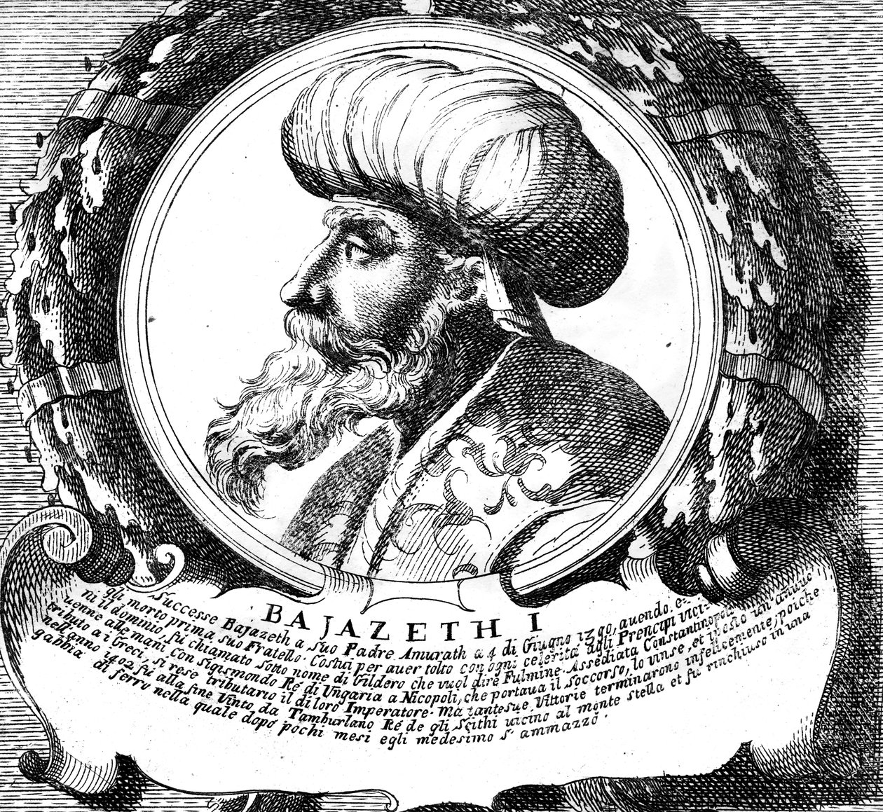 Bayezid I, sultão do Império Otomano de Unbekannt