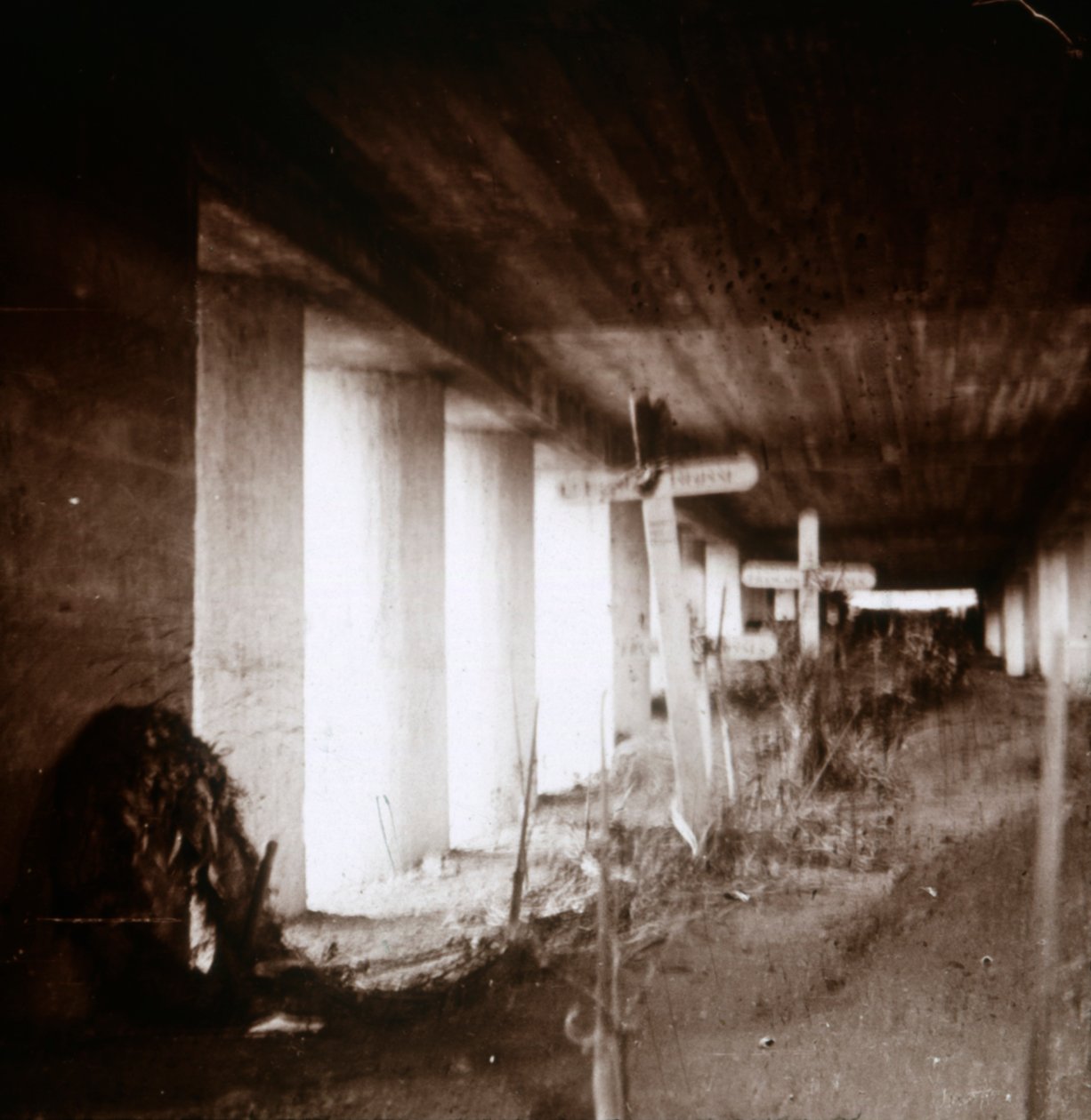 Trincheira de baioneta, Verdun, norte da França, c1916-c1918. de Unbekannt