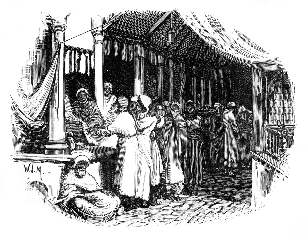 Bazar em Constantinopla, c1888 de Unbekannt
