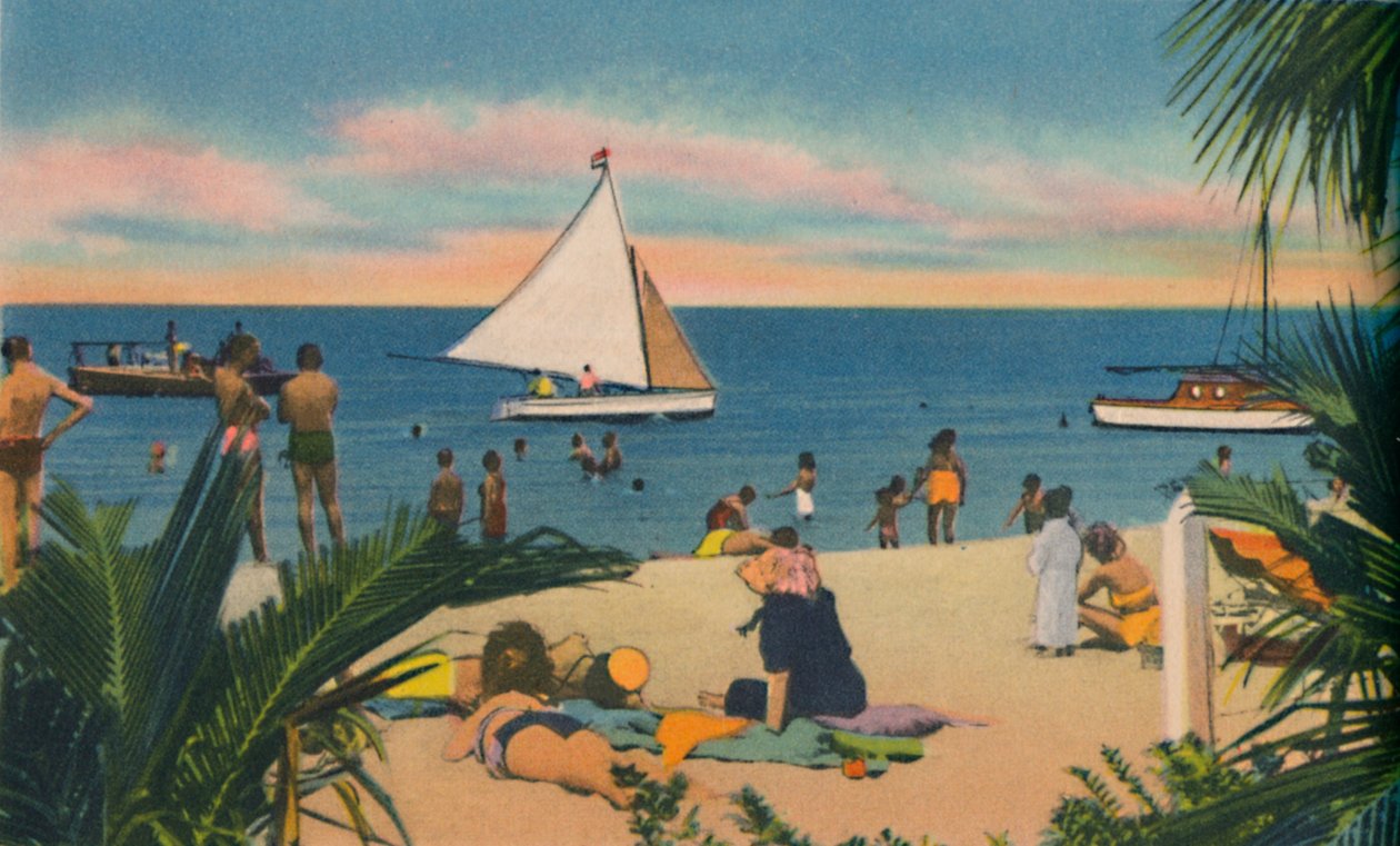 Praia de Pradomar. 20 minutos de Barranquilla, c1940s de Unbekannt