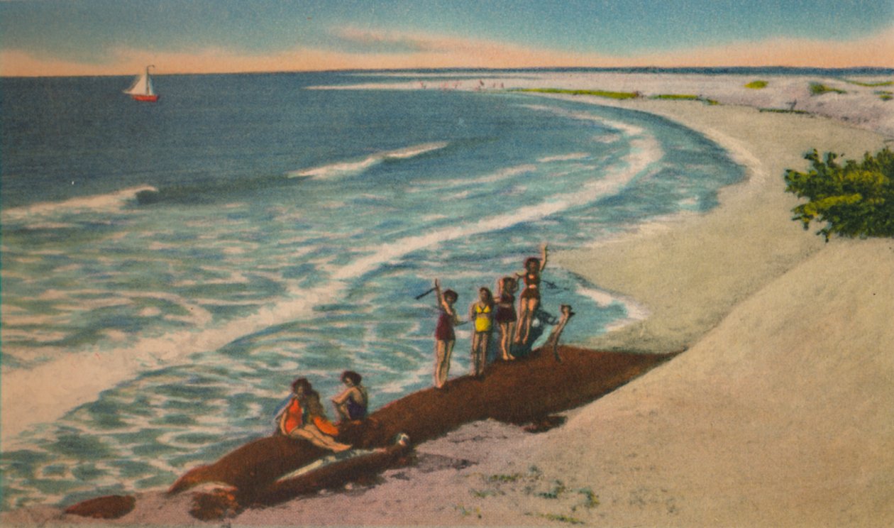Praia em Sabanilla Resort Development, c1940s de Unbekannt