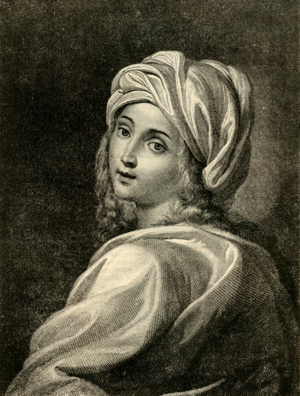 Beatrice Cenci Após a pintura de Guido Reni, 1882. de Unbekannt
