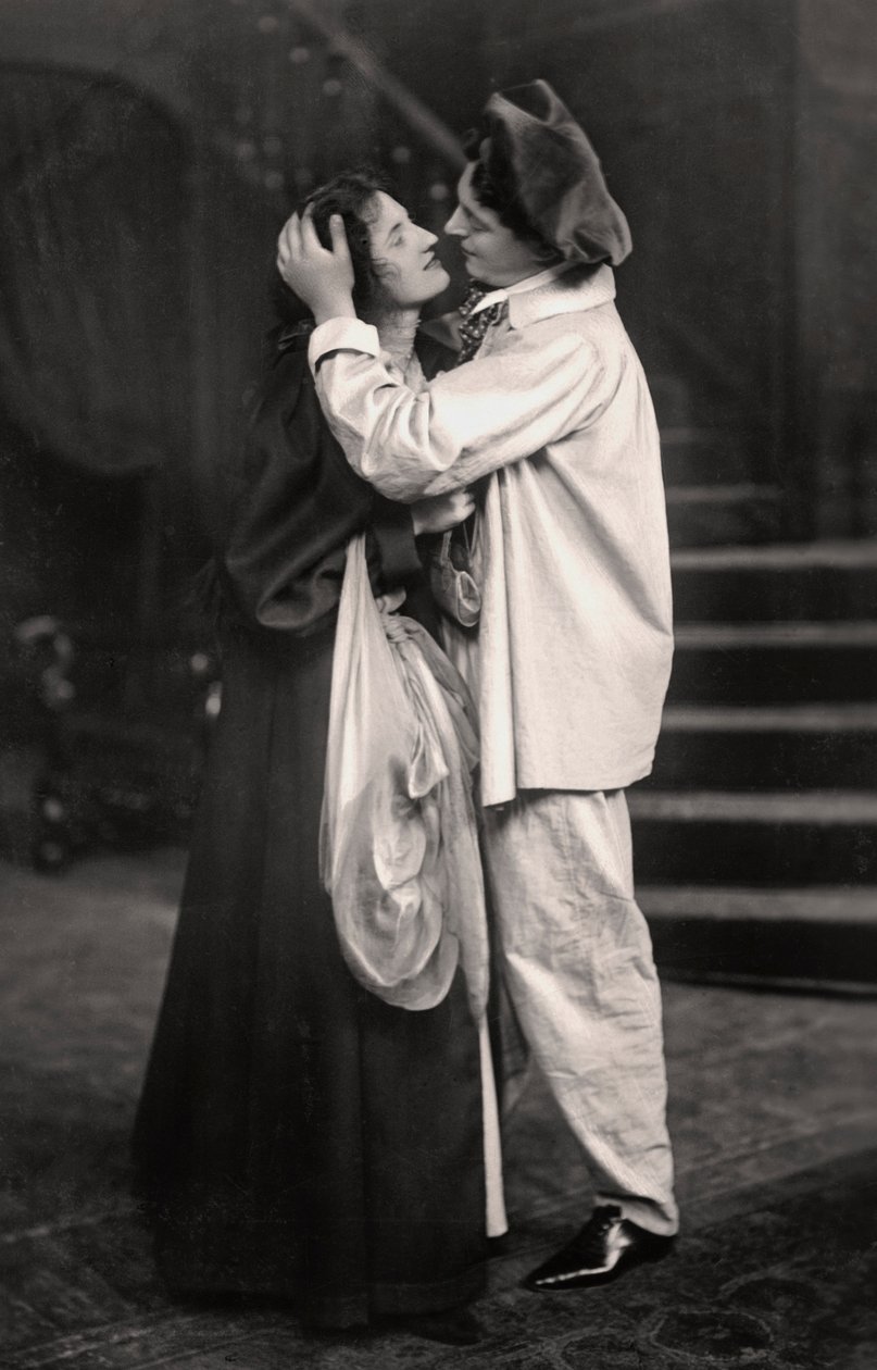 Beatrice Terry e H. Marsh Allen no Palácio de Puck, 1907 de Unbekannt