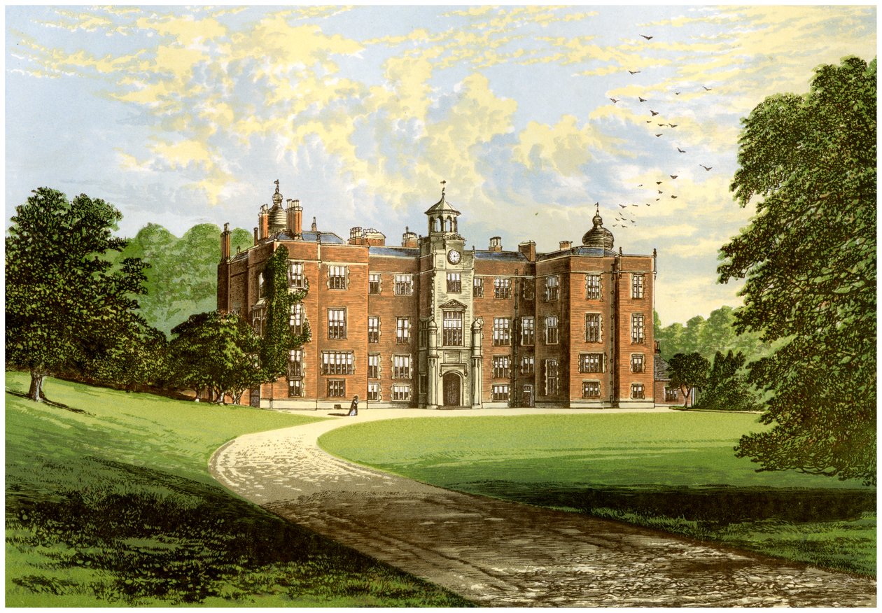 Beaudesert, Staffordshire, casa do Marquês de Anglesey, c1880 de Unbekannt