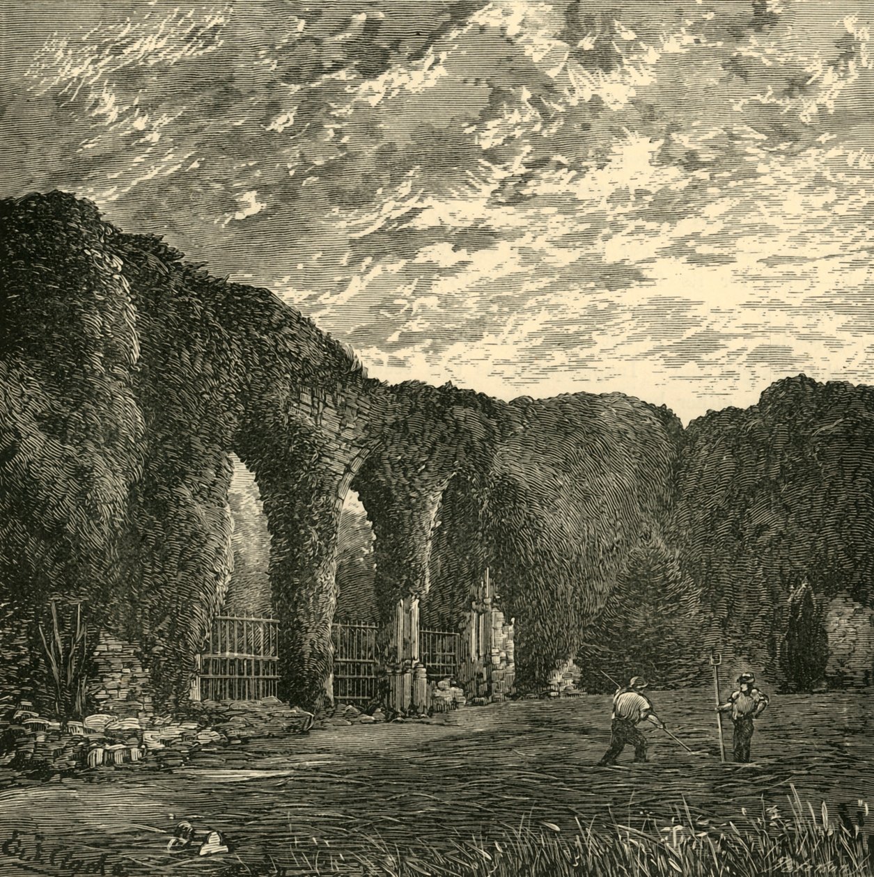 Abadia de Beaulieu, 1898. de Unbekannt