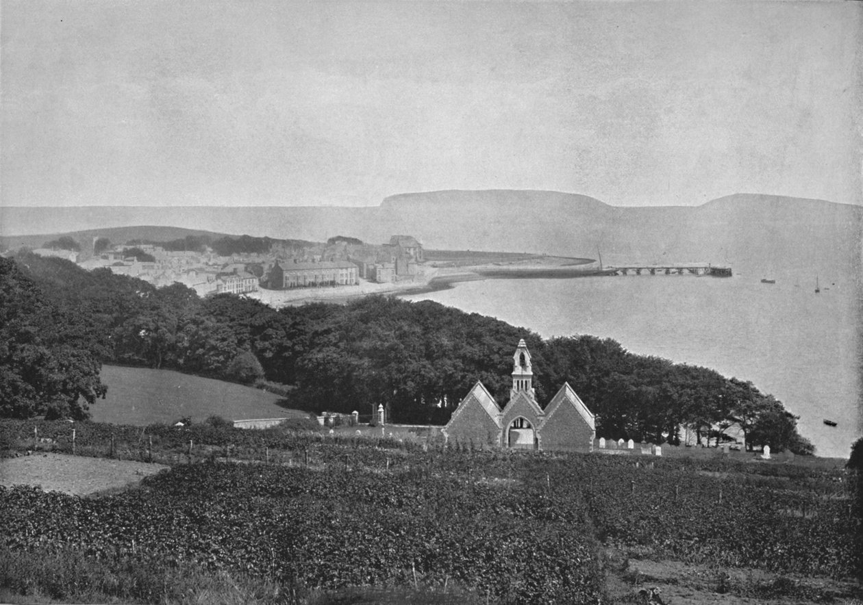 Beaumaris - Olhando para o estágio de desembarque, 1895 de Unbekannt