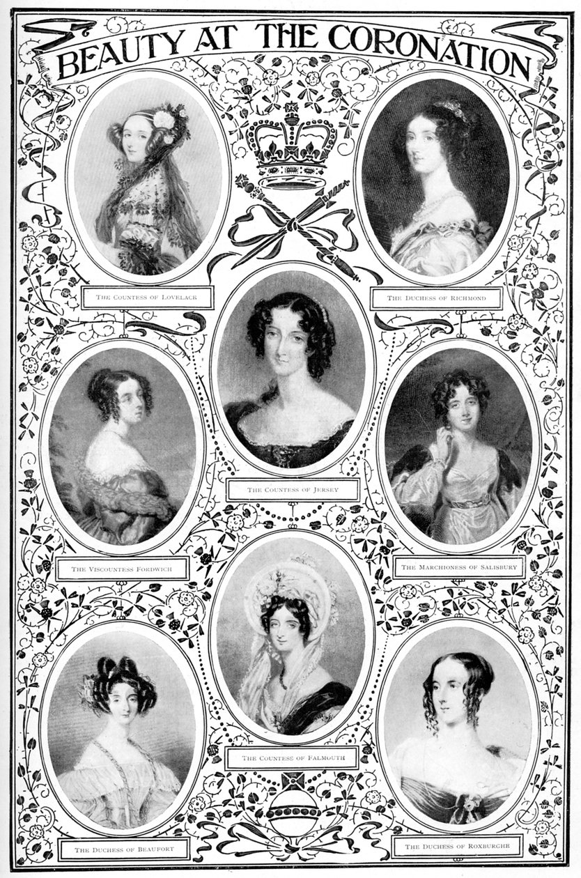 Beleza na coroação, 1837, 1901 de Unbekannt