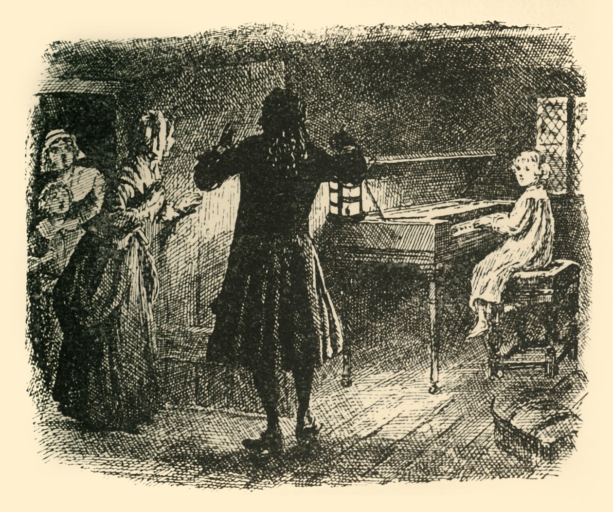 Beckoned silenciosamente ao resto para segui-lo, 1907. de Unbekannt