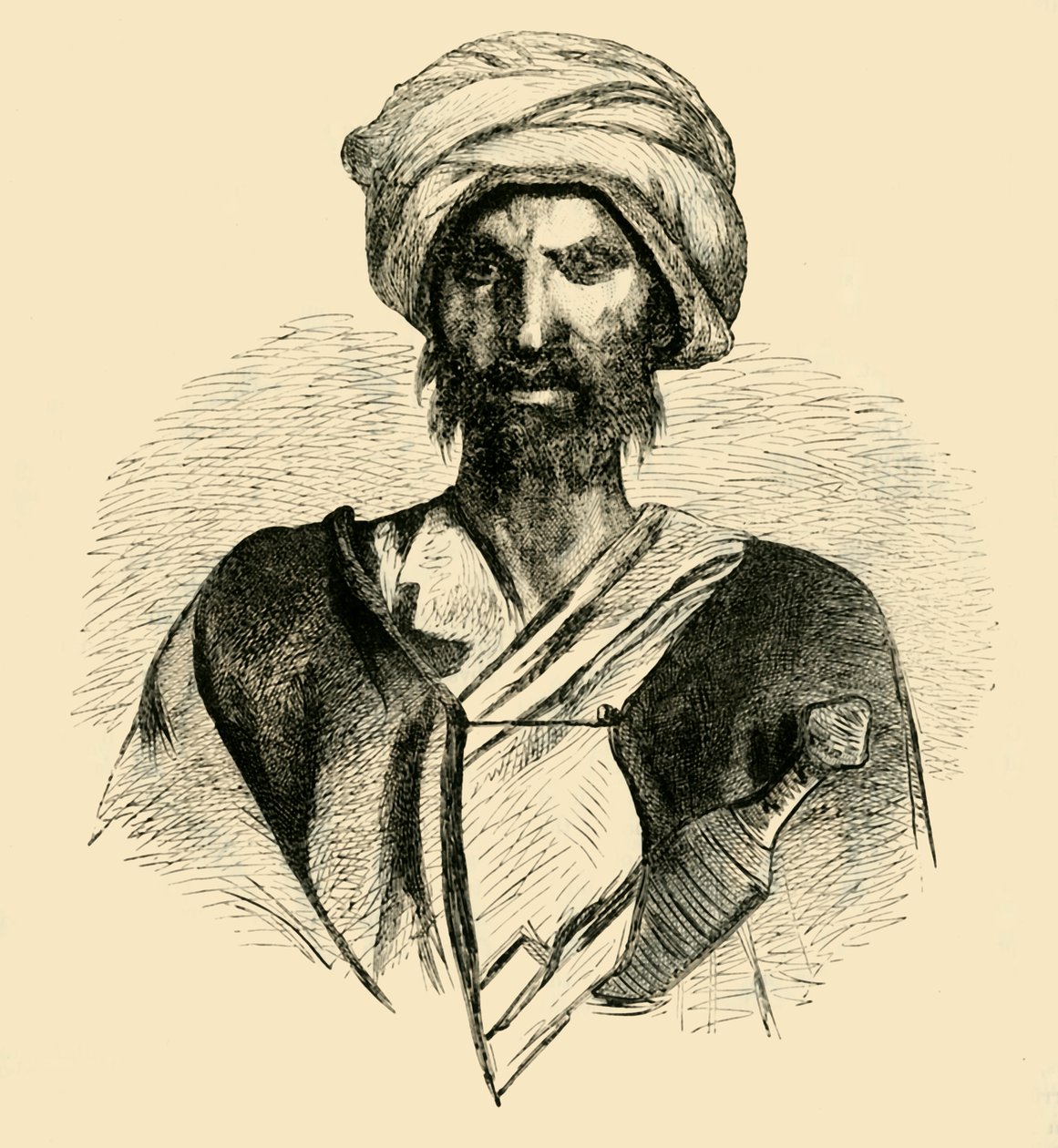 Árabe beduíno, 1890. de Unbekannt