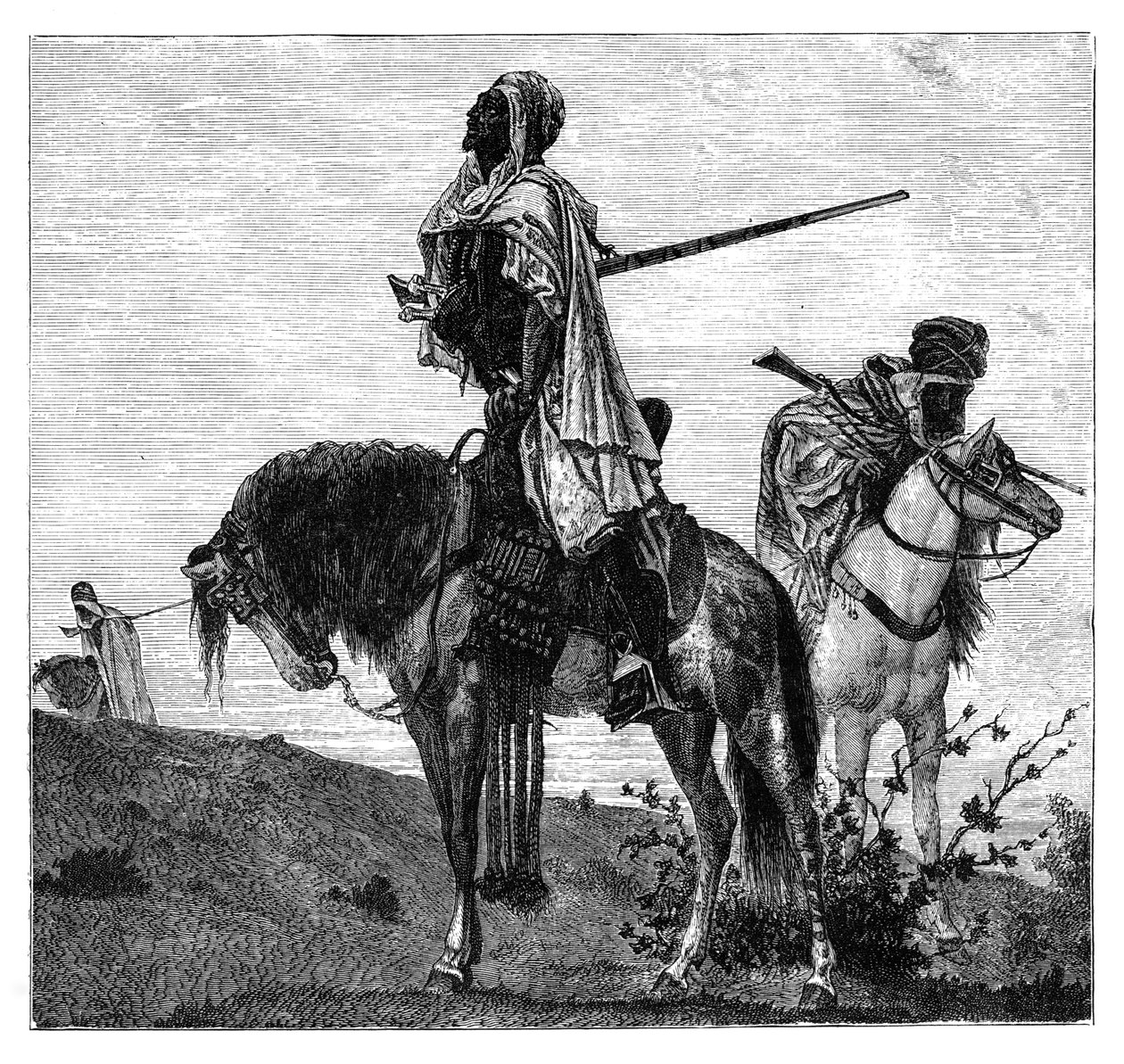 Beduínos em oração, c1890 de Unbekannt