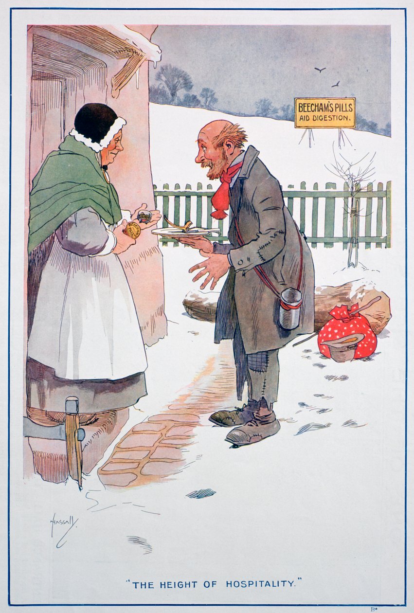 Anúncio dos comprimidos de Beechams, 1913 de Unbekannt