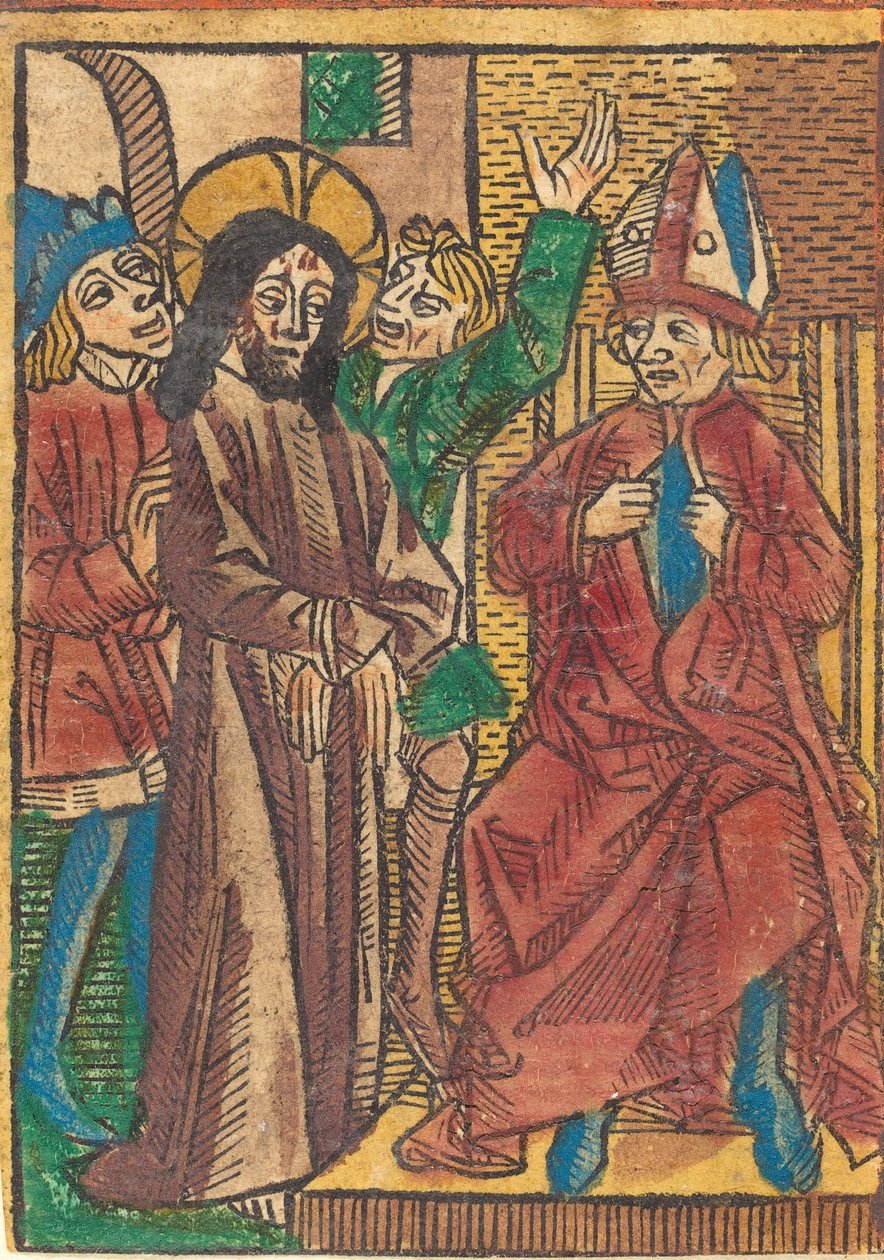 Antes de Caifás, c. 1490. de Unbekannt