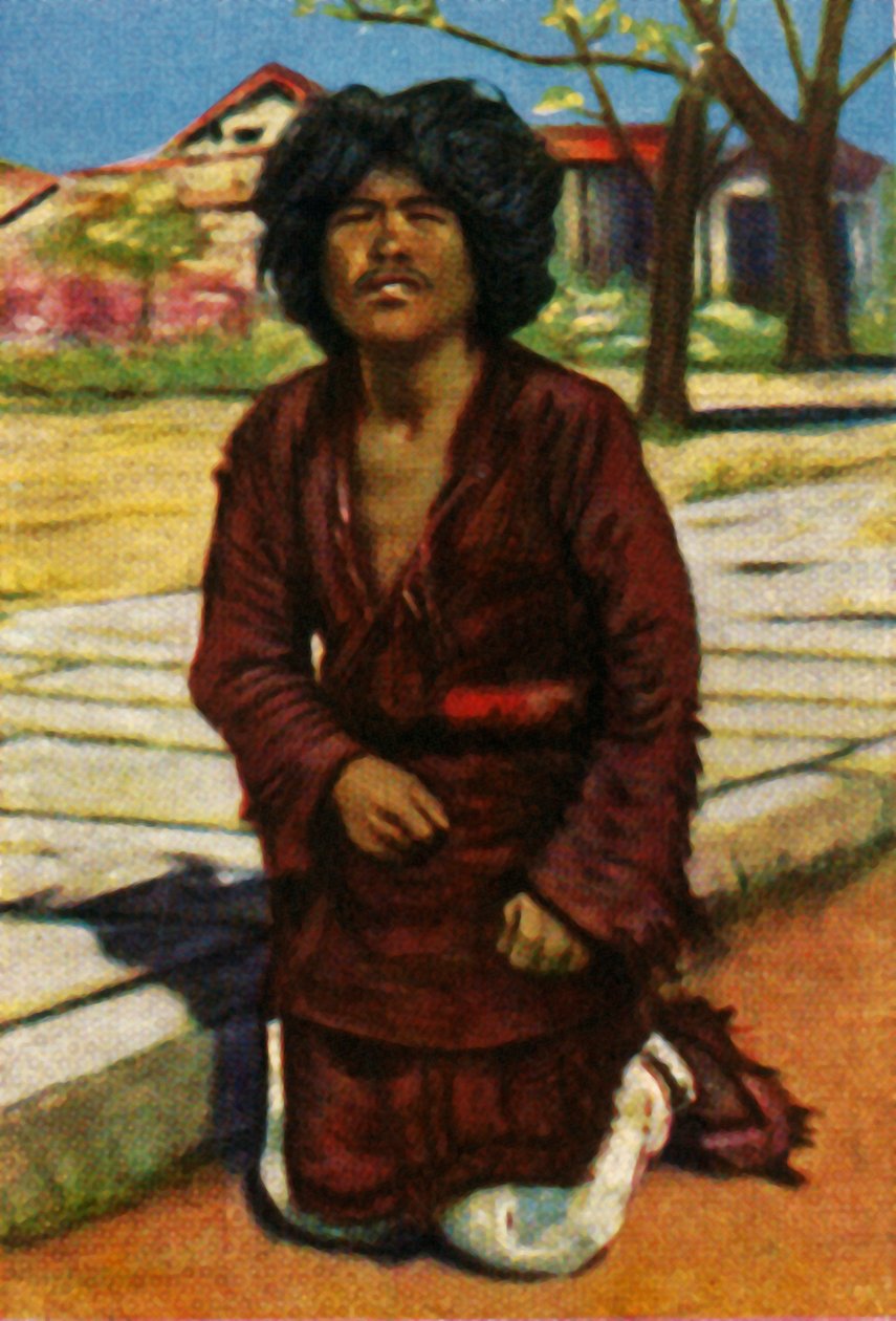 Mendigo, China central, c1928. de Unbekannt