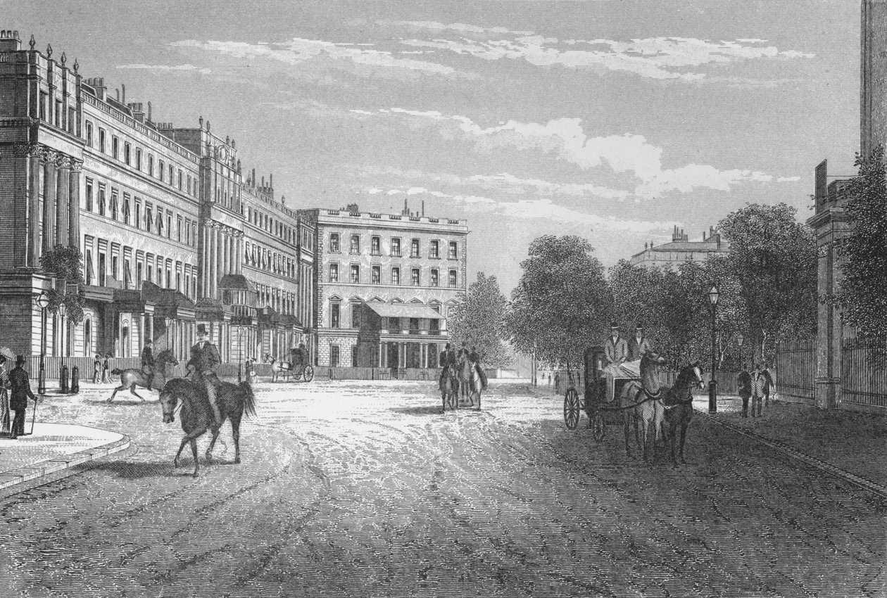 Praça Belgrave, Westminster, Londres, c1850 1878 de Unbekannt