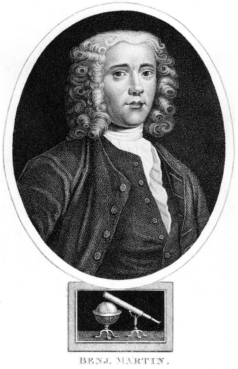 Benjamin Martin, matemático e construtor de instrumentos inglês, c 1730s de Unbekannt