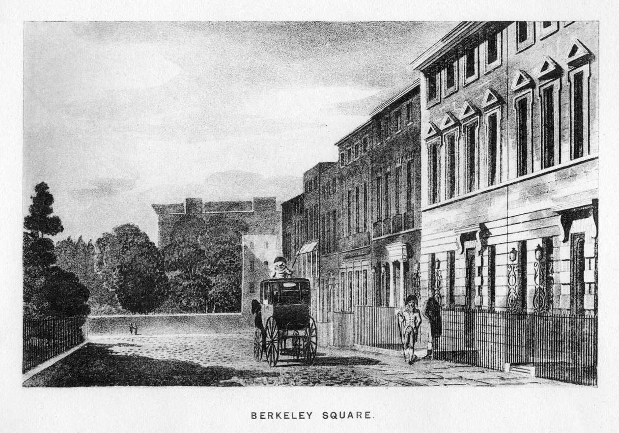 Berkeley Square, Londres, século XVIII 1907 de Unbekannt
