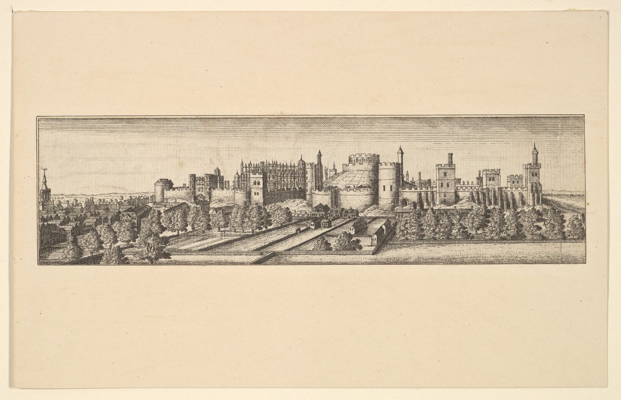 Berkshire, com o Castelo de Windsor, depois de 1666. de Unbekannt