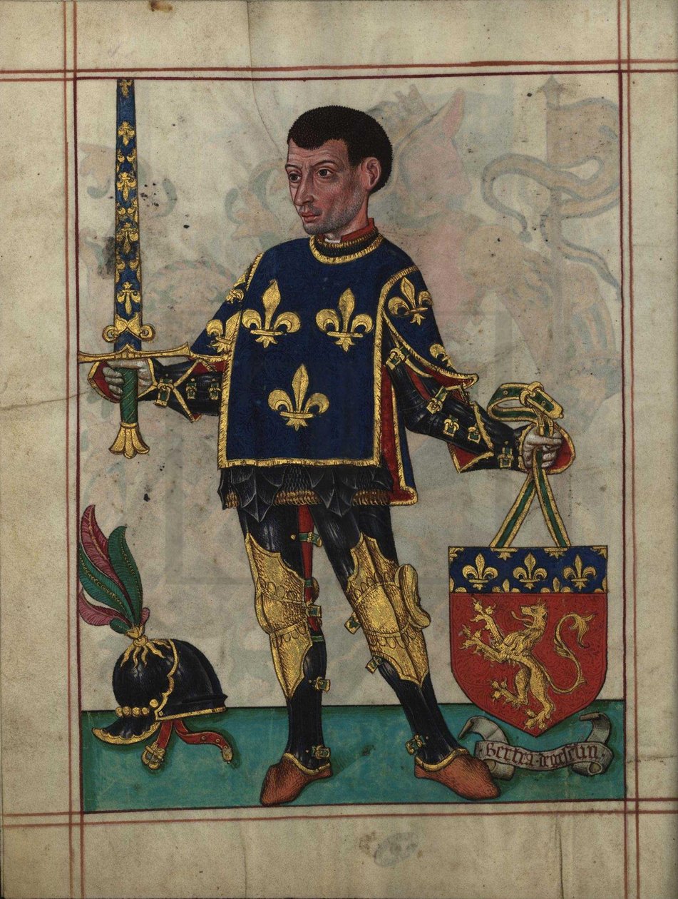 Bertrand du Guesclin From Livro do Ameiro-Mor, 1509 de Unbekannt
