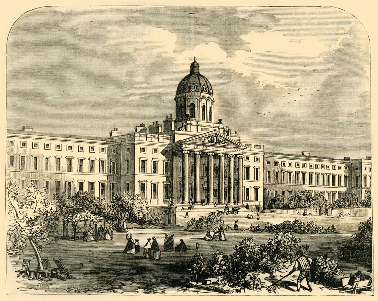 Hospital de Belém, c1878. de Unbekannt