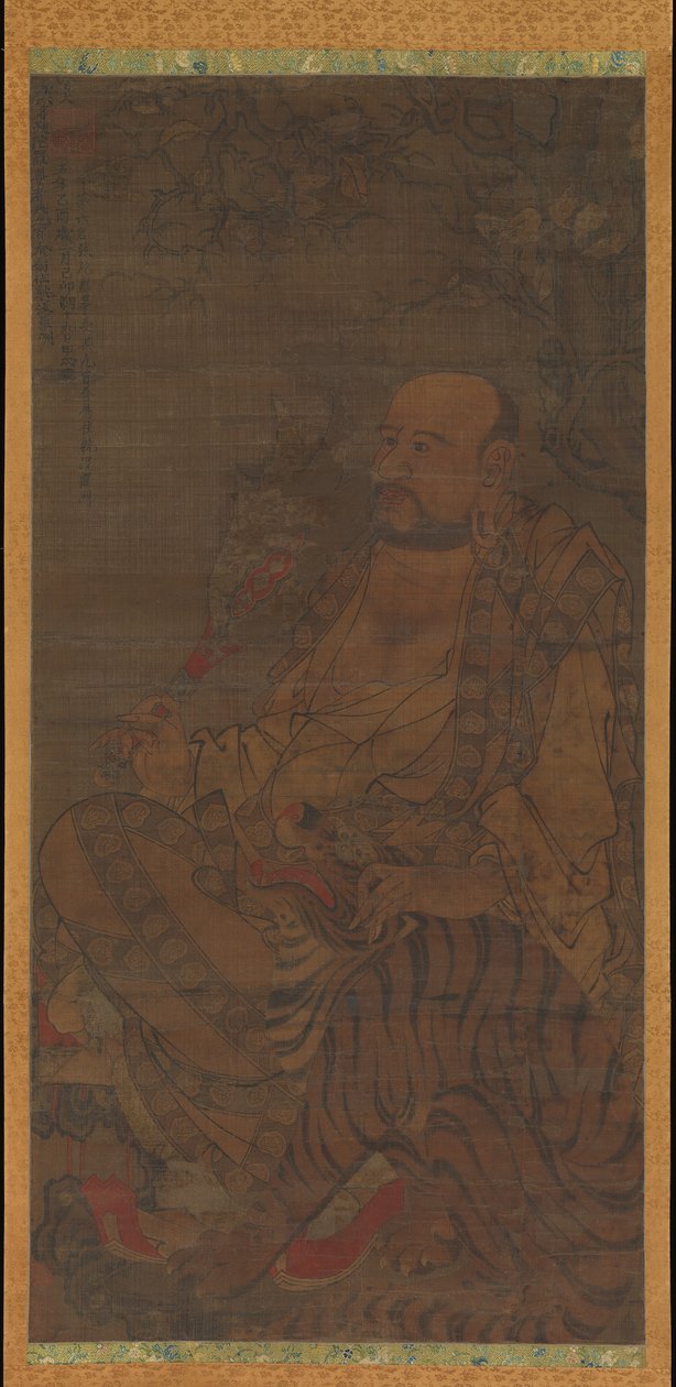 Bhadra, O Sexto Luohan, datado de 1345. de Unbekannt