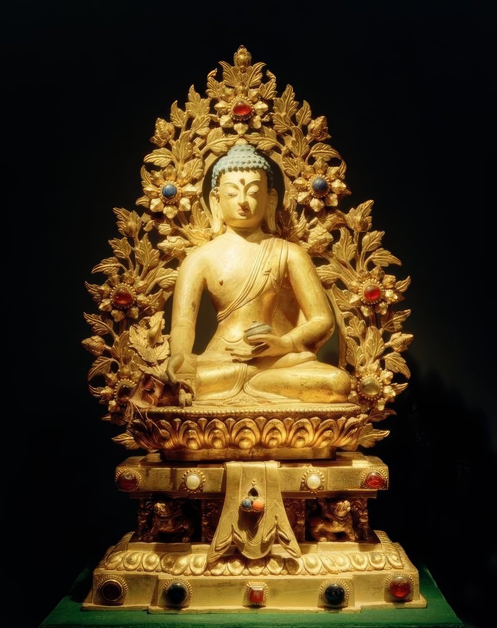Bhaisajyaguru-Vaiduryaprabharaja - Skulptur, 18. Jhdt. de Unbekannt