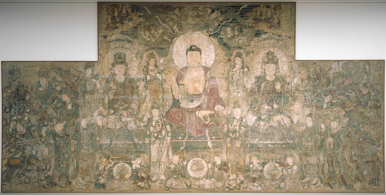 Bhaisajyaguru, o buda da cura e da medicina, ca 1319 de Unbekannt