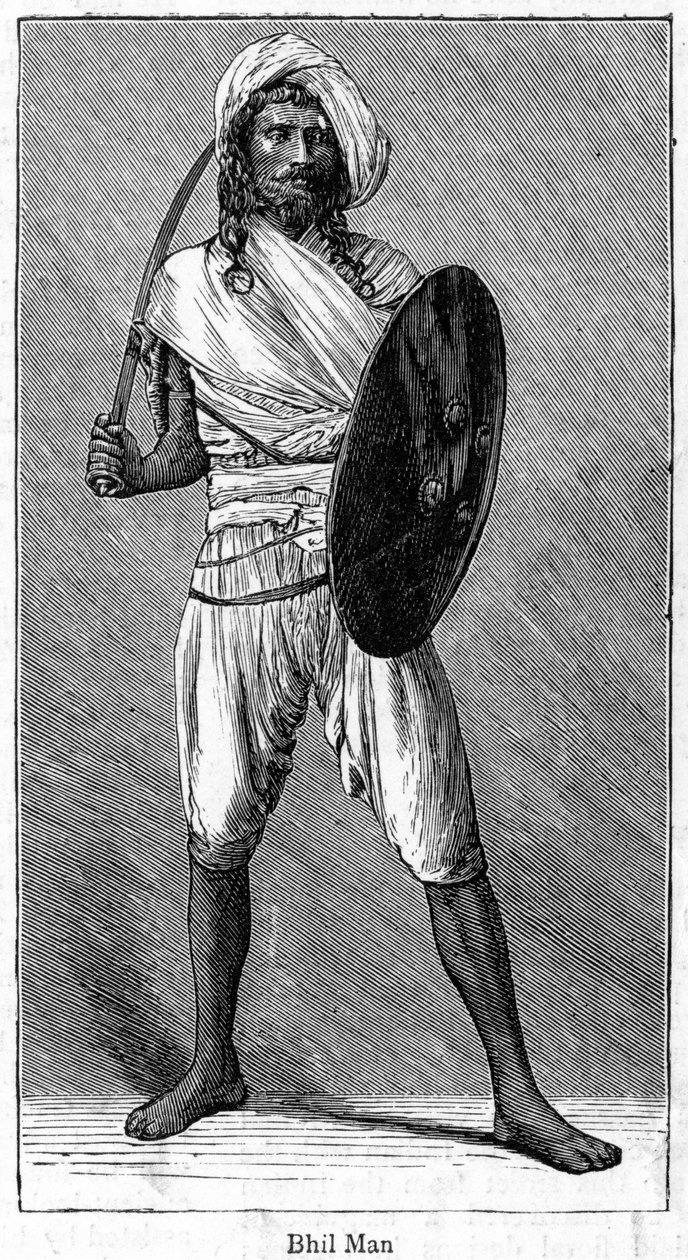 Bhil homem, 1886 de Unbekannt