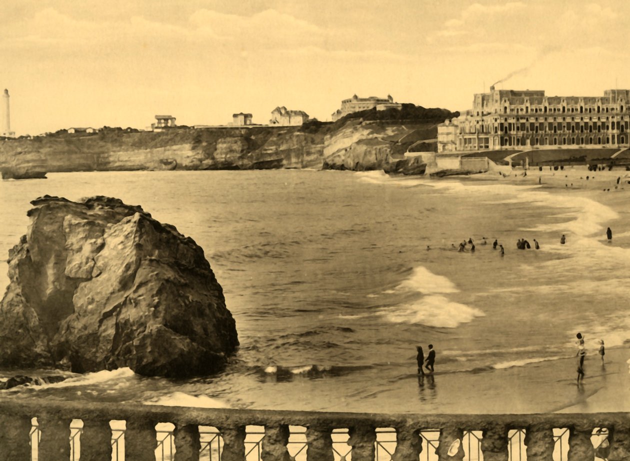 Biarritz - Hotel do Palácio e da Baie, c1930. de Unbekannt